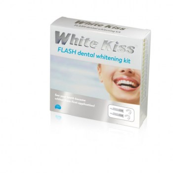 WHITE KISS FLASH COMPLETO BLANQUEAMIENTO DENTAL 6 ML 2 TUBOS